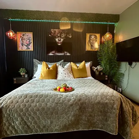 아파트 Luksurios Designleilighet I Hjertet Av - My Space As 산데피요르드
